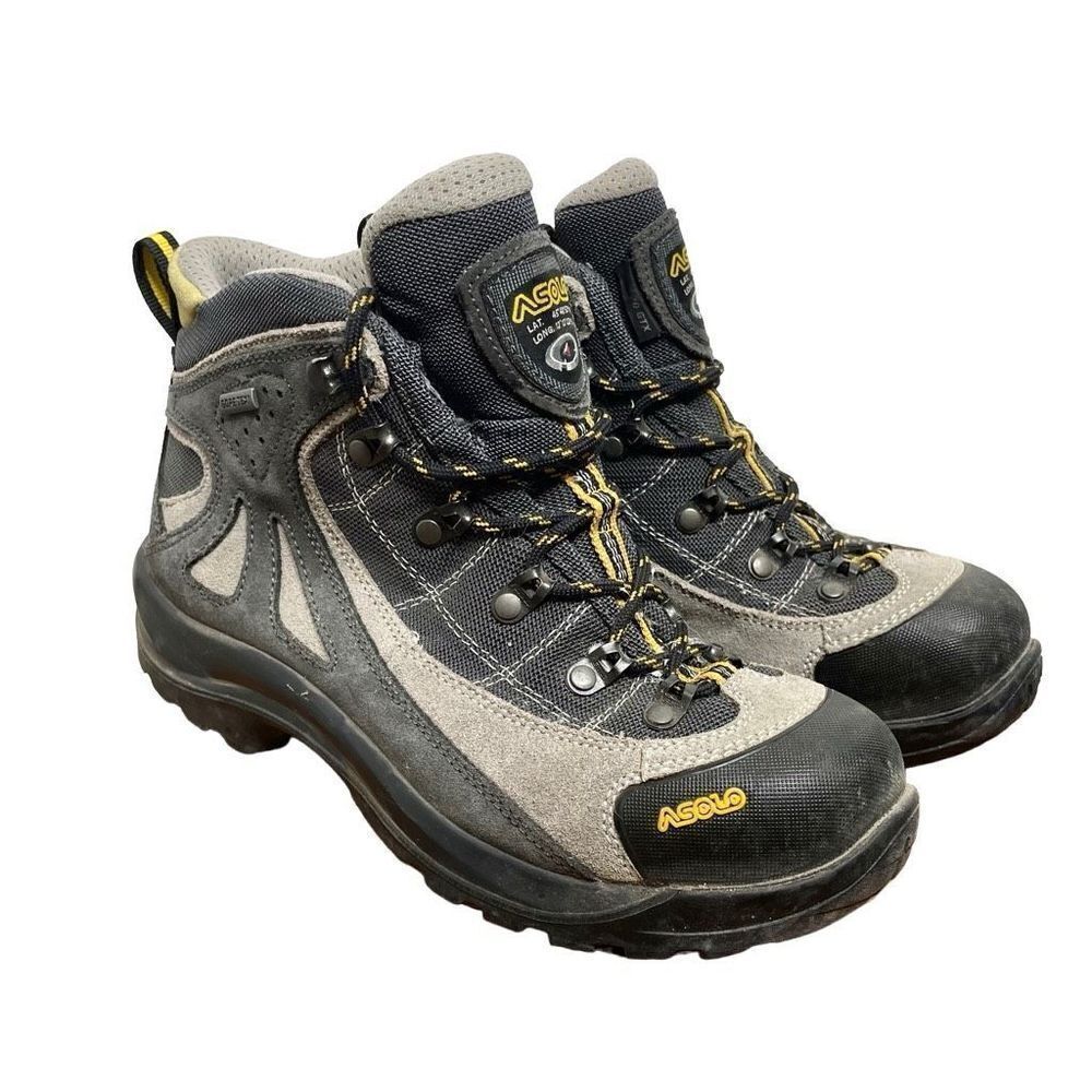Asolo Women’s FSN‎ 70 GTX Hiking Boots 7 Waterproof Outdoors Black Gray